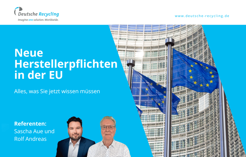 Webinar Recording | Neue Herstellerpflichten in der EU